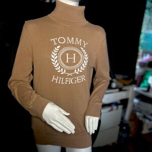 Tommy Hilfiger Camel Turtleneck Sweater